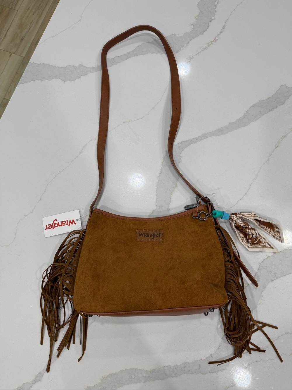 Wrangler purse with crossbody strap